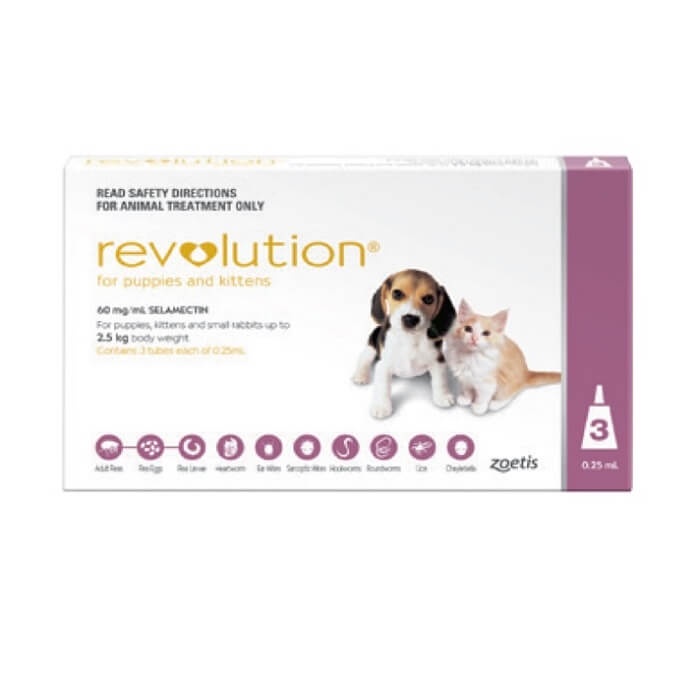 Tuýp nhỏ trị rận tải, ghẻ nội, ngoại ký sinh trùng cho mèo Revolution 6%