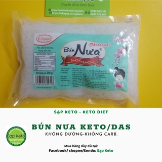 Bún nưa Vị Nguyên không tinh bột dùng Keto/DAS