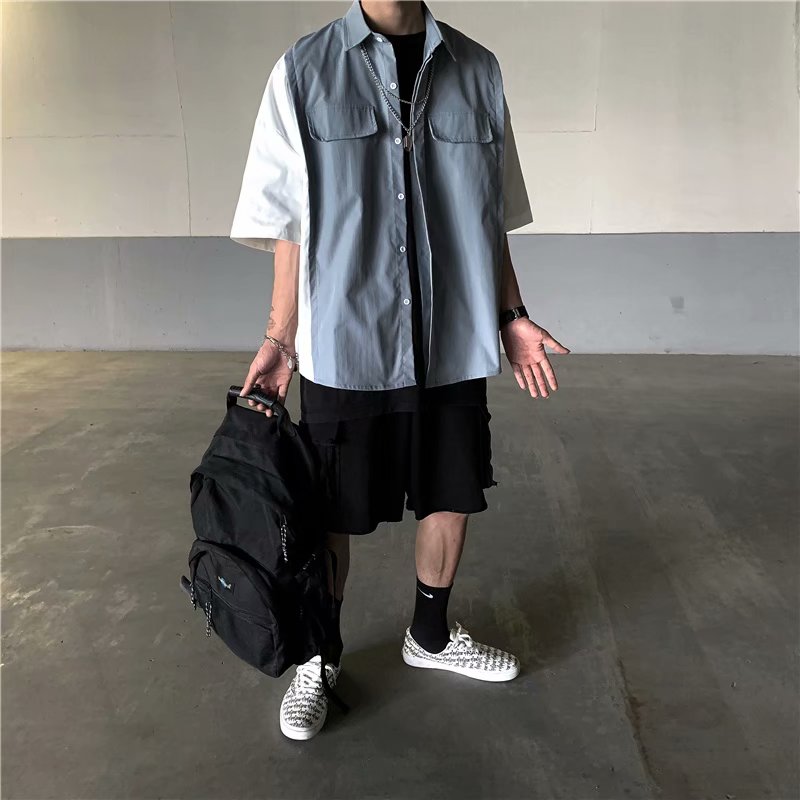 Korean Style Fashion Shirts For Men Size M-3Xl
