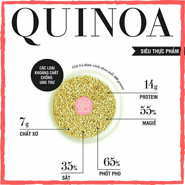 [04.2023] Tách Lẻ - Hạt Diêm Mạch Organic Quinoa Hữu Cơ Markal Pháp - Gói 100gr