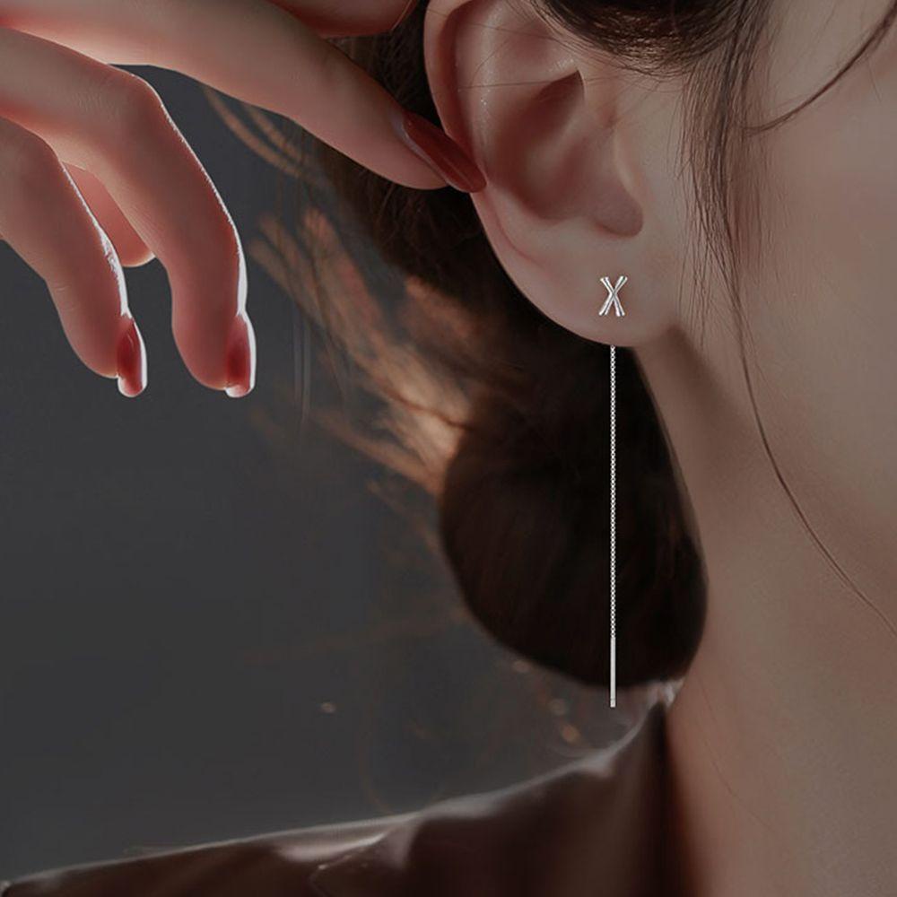 Bông Tai Chữ Best Friend Bằng Đồng Phong Cách Hàn Quốc Đơn Giản Sáng Tạo