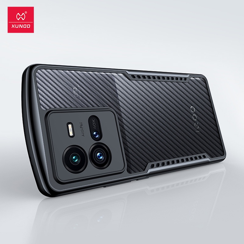 Vỏ XUNDD cho Vivo iQOO 10 / iQOO 10 Pro Túi khí chống va đập tản nhiệt chống bám vân tay Vỏ điện thoại