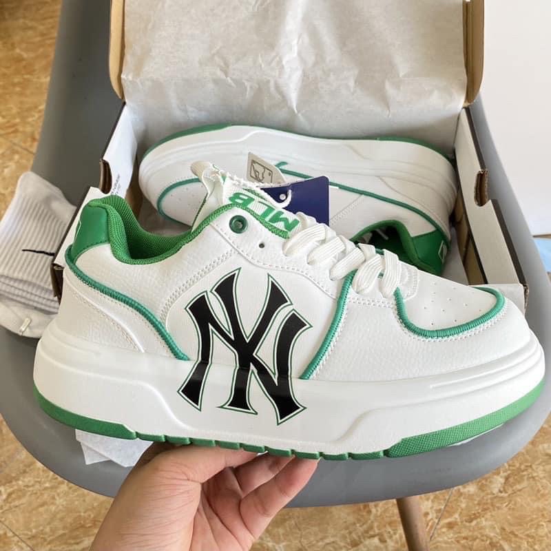 | CÓ SẴN - ẢGiày mlb mẫu mới 2022, mlb xanh lá, đen, nâu full box - bill tặng kèm tất