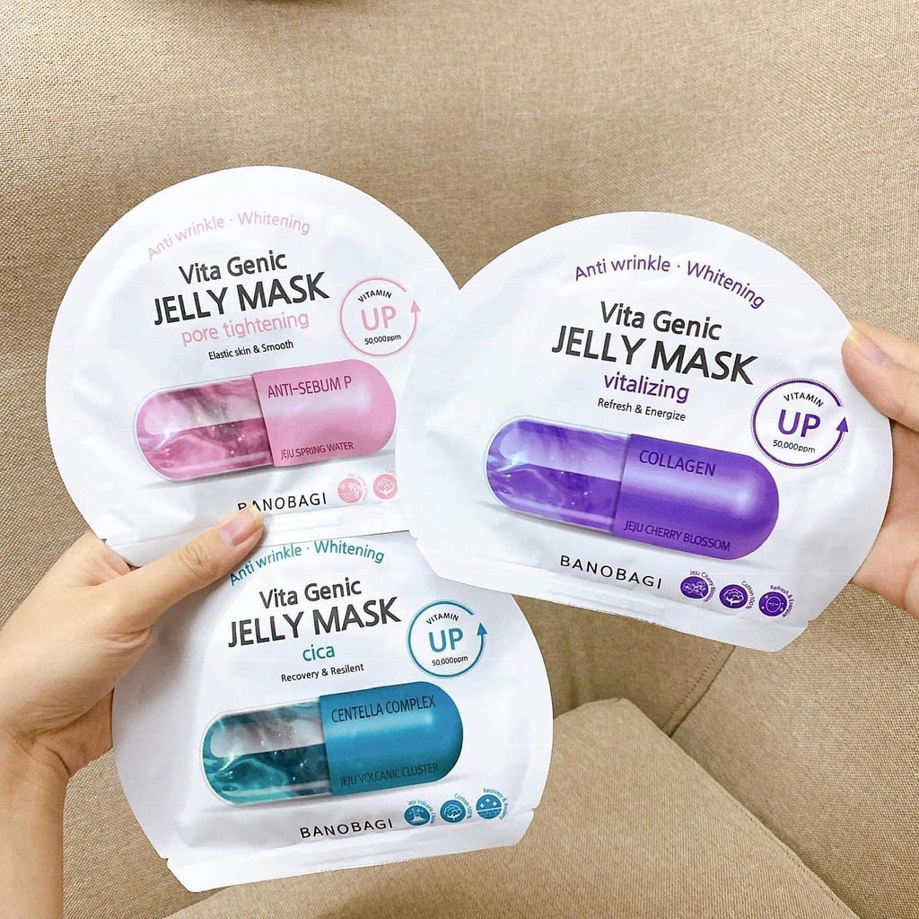 [Mã COSDAY - 50k đơn 250k] Mặt nạ Banobagi Vita Genic Jelly Mask Hàn Quốc