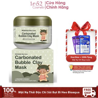 Mặt Nạ Thải Độc Chì Sủi Bọt Bì Heo Bioaqua