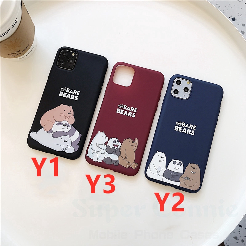 Vivo Y11 Y19 Y12 Y15 Y17 Y91 V15 S1 Y71 V5 V5s V9 Y91C S1pro Z1pro V17pro Y65 We Bare Bears Cartoon Cute Soft Cases