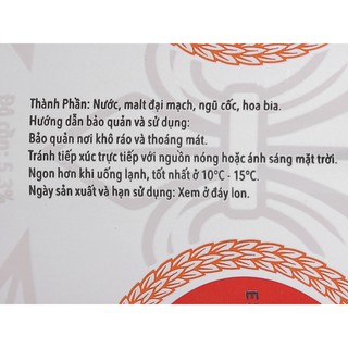 Thùng 24 lon bia 333 330ml