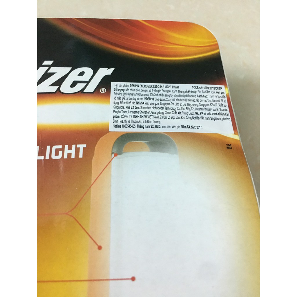 Đèn pin Energizer LED 2 IN 1