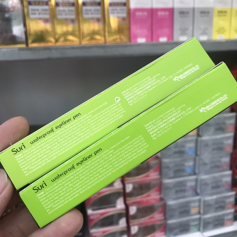 Bút Kẻ Mí Mắt Không Trôi Suri Waterproof Eyeliner pen