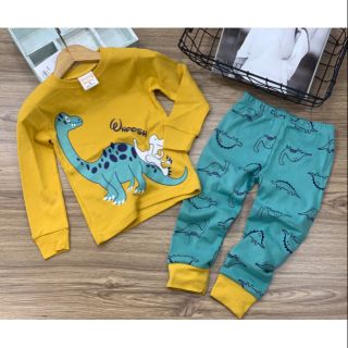 Size nhỡ - bộ thu đông bé trai in hình cực đẹp