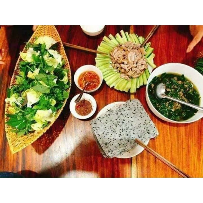 Bánh tráng nhúng mè đen Phan Rang không bị dính khi nhúng xấp 50 cái