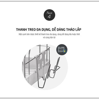 Kệ chén dĩa 2 tầng Lock&Lock LDR2001