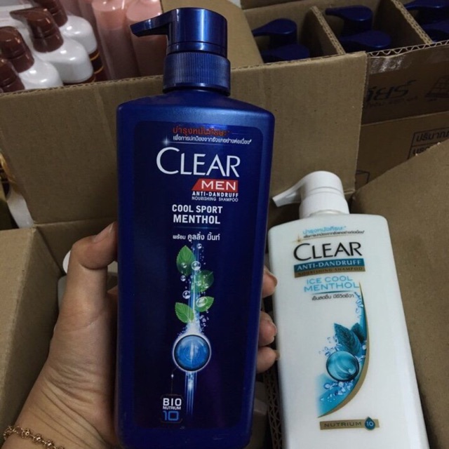 Dầu gội đầu clear 480ml thái lan