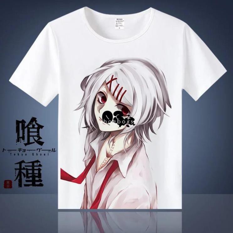 HOT SALE- Áo Thun Tay Ngắn In Hình Anime Tokyo Ghoul Độc Đáo Cá Tính