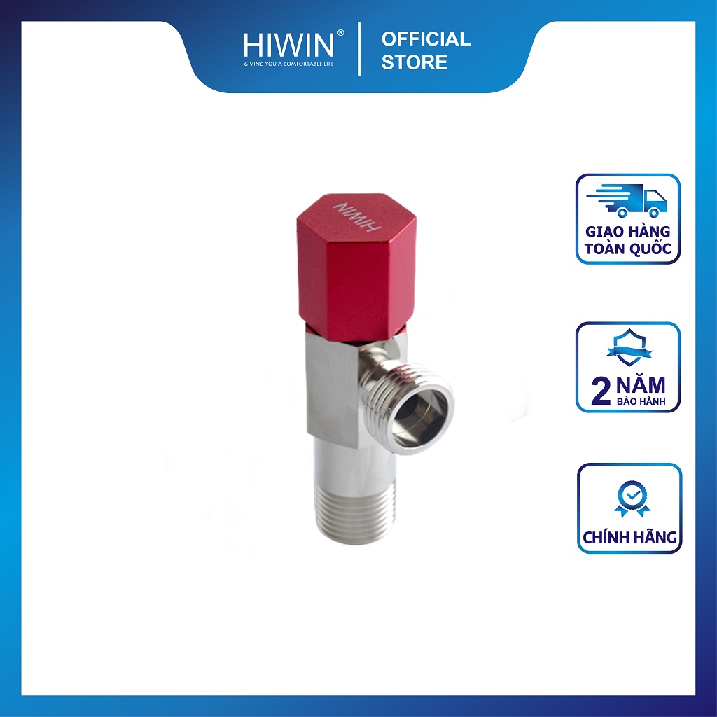 Van T chia nước vòi sen vòi xịt, van giảm áp lực nước chất liệu đồng mặt gương HIWIN JF-3062H
