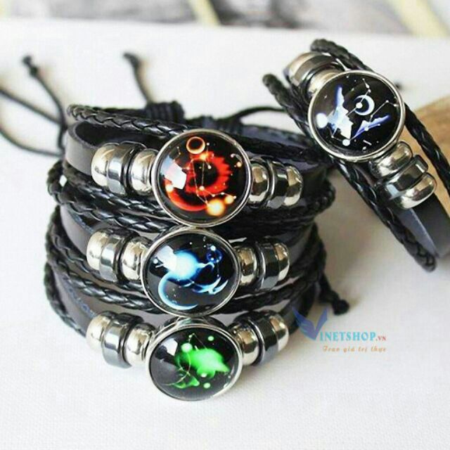 Vòng tay 3D may mắn 12 cung hoàng đạo ( kèm ảnh thật )