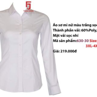 Áo Sơ Mi Công Sở Thái Hòa sale size S