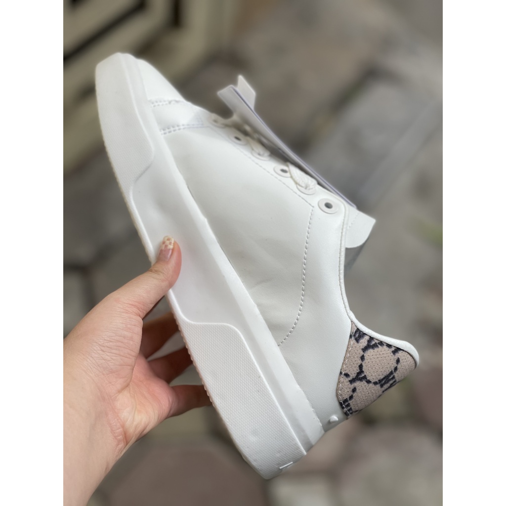 Giày MC Queen Unisex, Giày MCQ bản in NY sao vàng, LA Hàng Đẹp Full Bill, Box