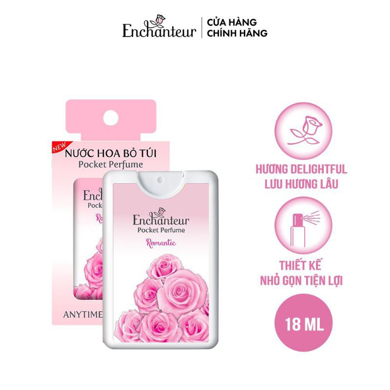 Nước hoa bỏ túi Enchanteur cao cấp