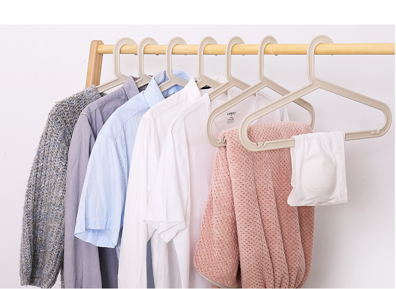 Set 10 móc treo quần áo cao cấp không để lại vết keo phong cách Bắc Âu Baju Ikea