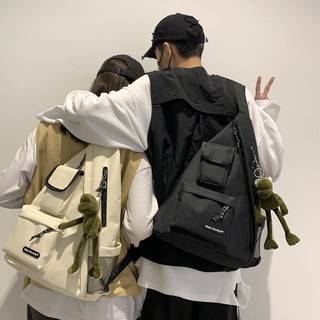 Túi đi học đeo chéo đựng laptop nhiều ngăn phong cách Hàn Quốc