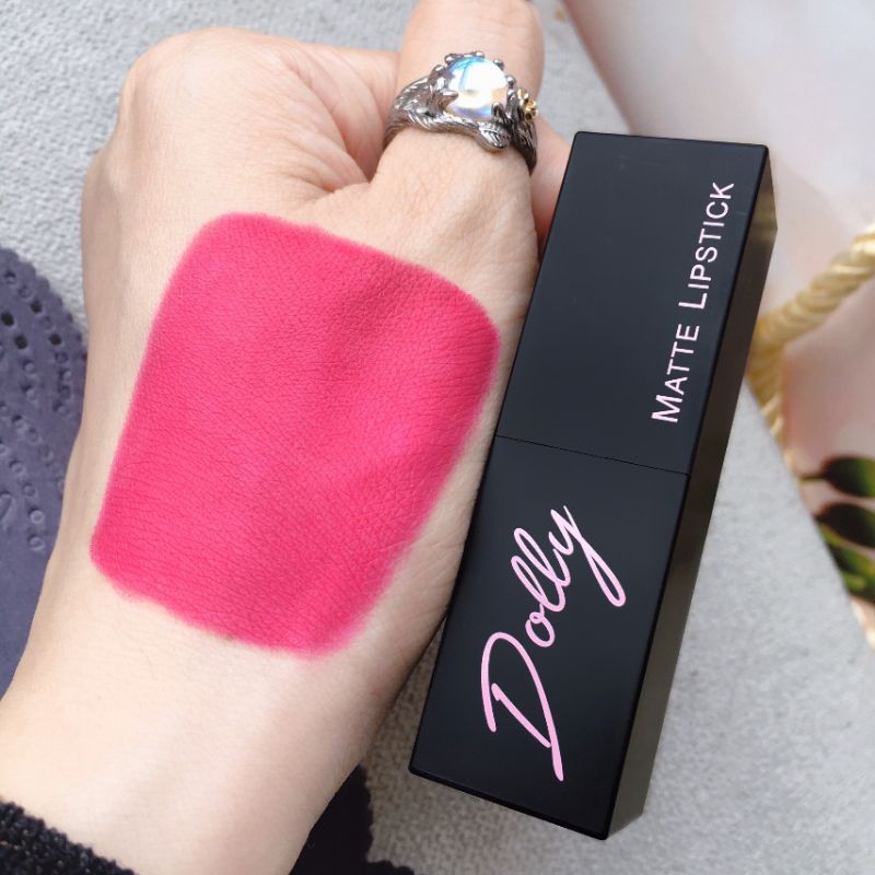 [Hồng Babe] Son Sáp Phủ Phấn Dolly Không Chì Màu hồng babe | BigBuy360 - bigbuy360.vn