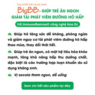 Cốm BigBB - Ổn Định Tiêu Hoá,Tăng Sức Đề Kháng ( Giá Nguyên Hộp và Nguyên Tem Tích Lũy cho Khách Hàng )