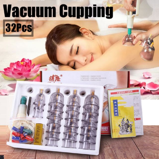 Bộ 32 ống giác hơi massage trị liệu y học cổ truyền