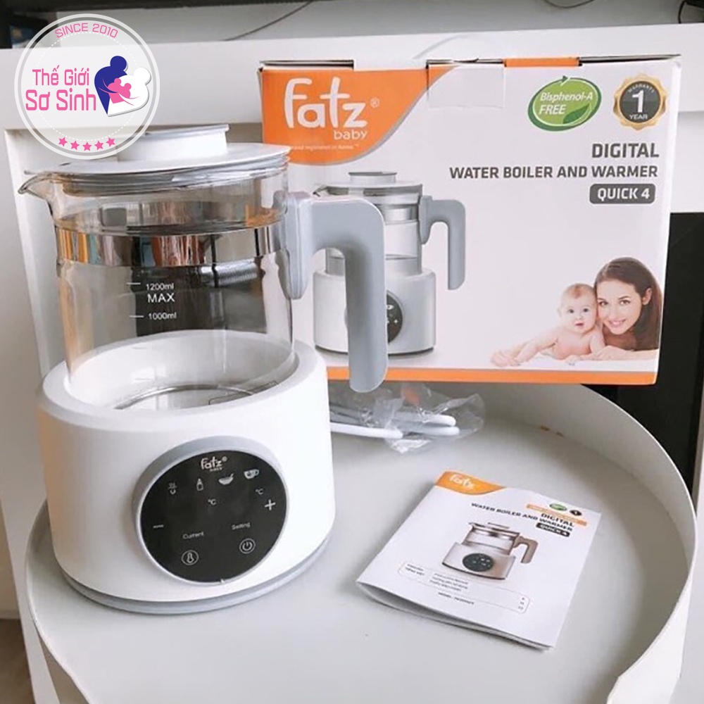 Máy Đun Và Hâm Nước Pha Sữa Điện Tử FB3514CY Quick 4 Fatz, Thể Tích Lớn, Chất Lượng An Toàn, Cao Cấp - Thế Giới Sơ Si