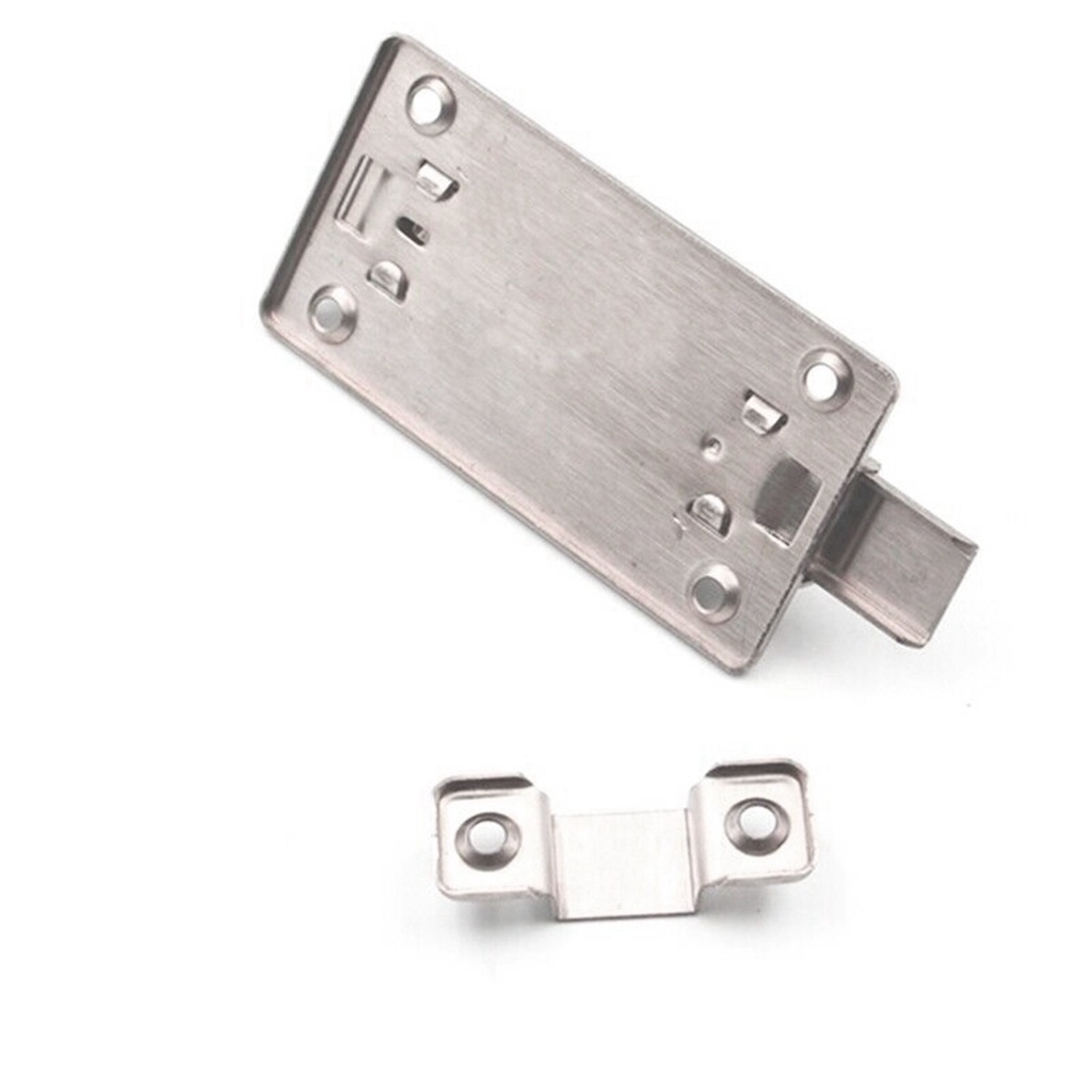 Bộ khóa cửa trượt bằng thép không gỉ tiện dụng cho phòng tắm/ nhà vệ sinh