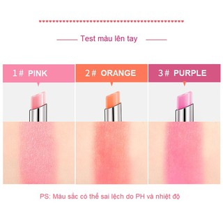 Son dưỡng đổi màu dưỡng ẩm môi Maycreate MCT002