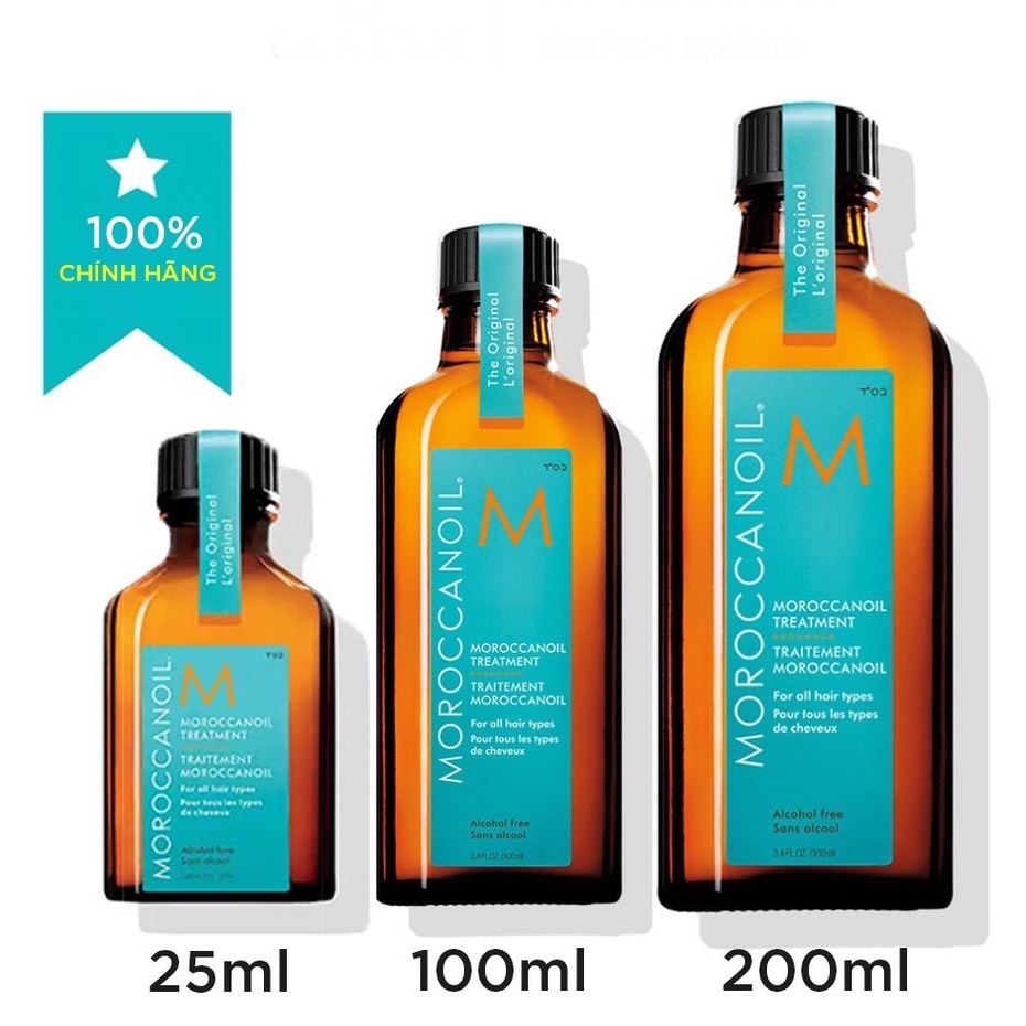 Tinh Dầu Dưỡng Tóc MOROCCANOIL TREAMTENT Đủ Size 10-15ML-25ML-100ML-125ML-200ML