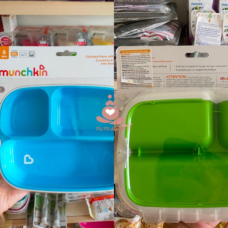 Bát Chống Trượt Khay Chống Trượt Munchkin Cho Bé Ăn Dặm [Tách Set Bán Lẻ]