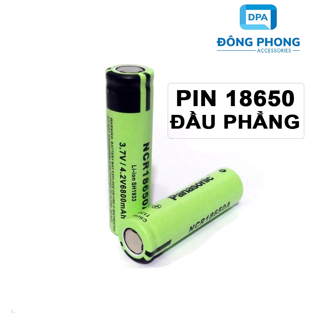 Pin 18650 Lithium-ion 6800MAH 4.2V Đầu Phẳng NCR18650A