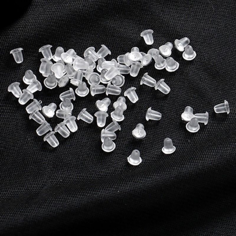 Chốt Khuyên Tai Silicon (10 đôi)