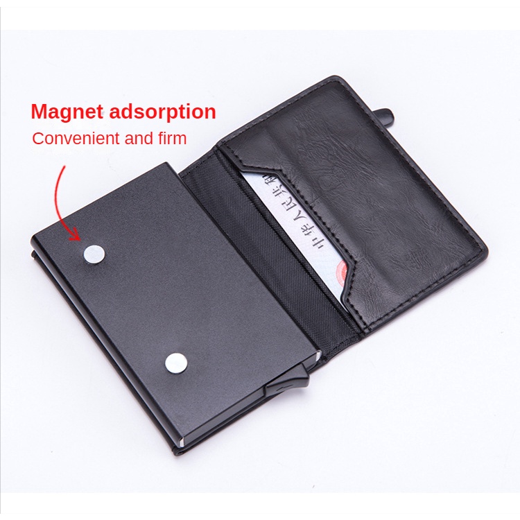 Ví Đựng Thẻ Tín Dụng Có Khóa Kéo Tiện Lợi Dành Cho Nam