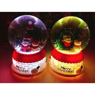 Quả cầu tuyết 12cm quà tặng noel