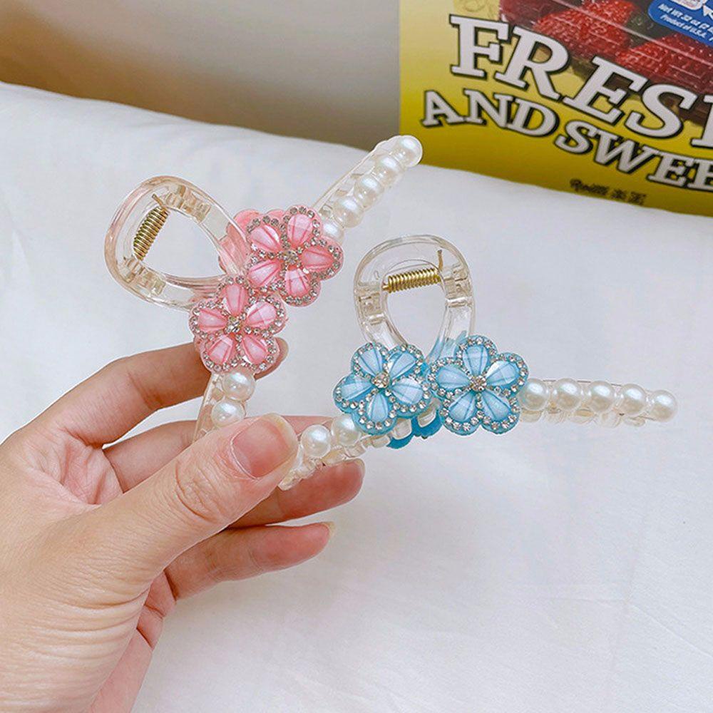 Kẹp Tóc Càng Cua Bằng Acrylic Phong Cách Hàn Quốc WMES15H