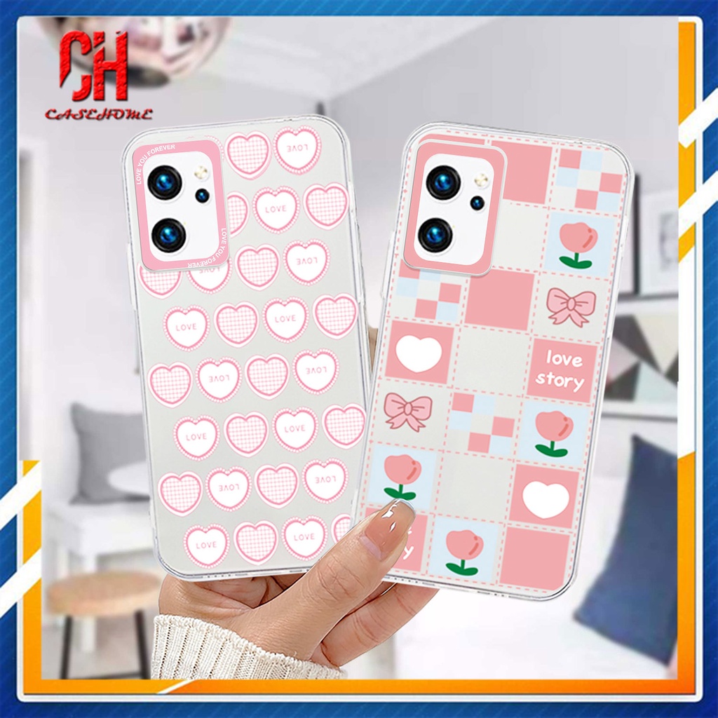 Ốp Điện Thoại Dẻo Họa Tiết Trái Tim Cho OPPO A55 A7 A5 A9 A31 A53 A33 2020 A15 A54 A5S A3S A76 A96 A16 A95 A12 A1K A16E A16K A54S A57 A57E A57S A77 Reno 7 5 4 6 8 5K  F21 PRO Reno 4 5F 4F 4 5 06 Lite A74 A15S A52 A11K A92 A35 A11 A93 A32 A72 A94 A53S