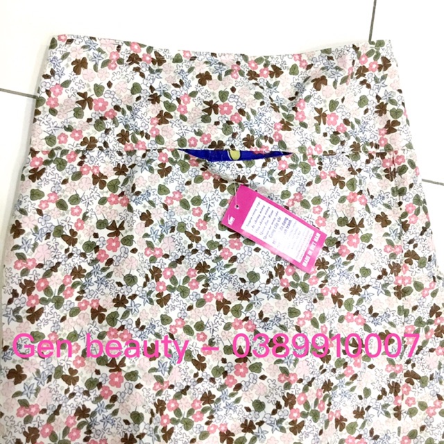 Váy chống nắng xẻ tà 2 lớp, vải kate mềm mại | BigBuy360 - bigbuy360.vn