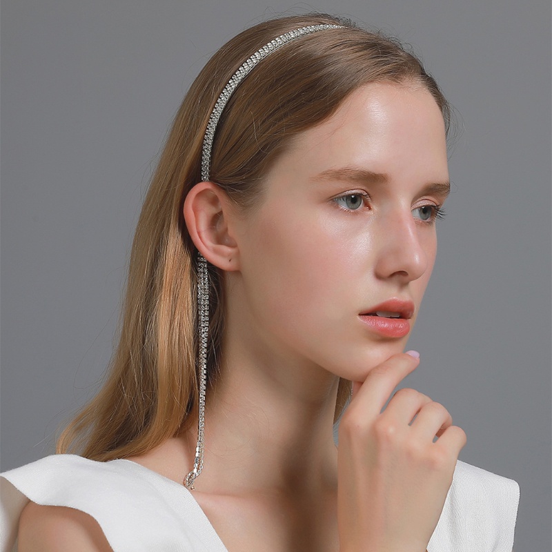 Cài Tóc Đính Đá Pha Lê Lấp Lánh Thanh Lịch Dành Cho Nữ