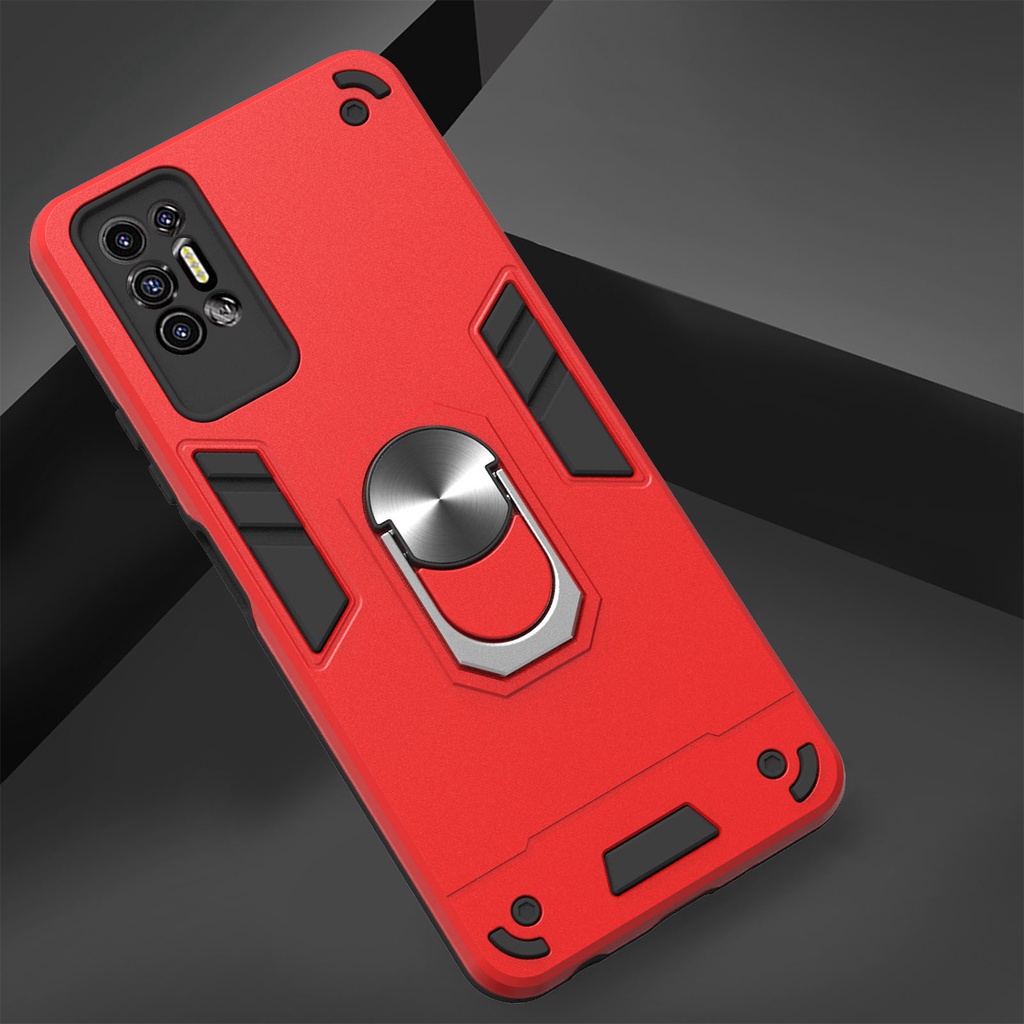 Ốp Lưng Bảo Vệ Điện Thoại Tecno Pova 3 2 Pop 5 4 Air Lte Có Vòng Nhẫn