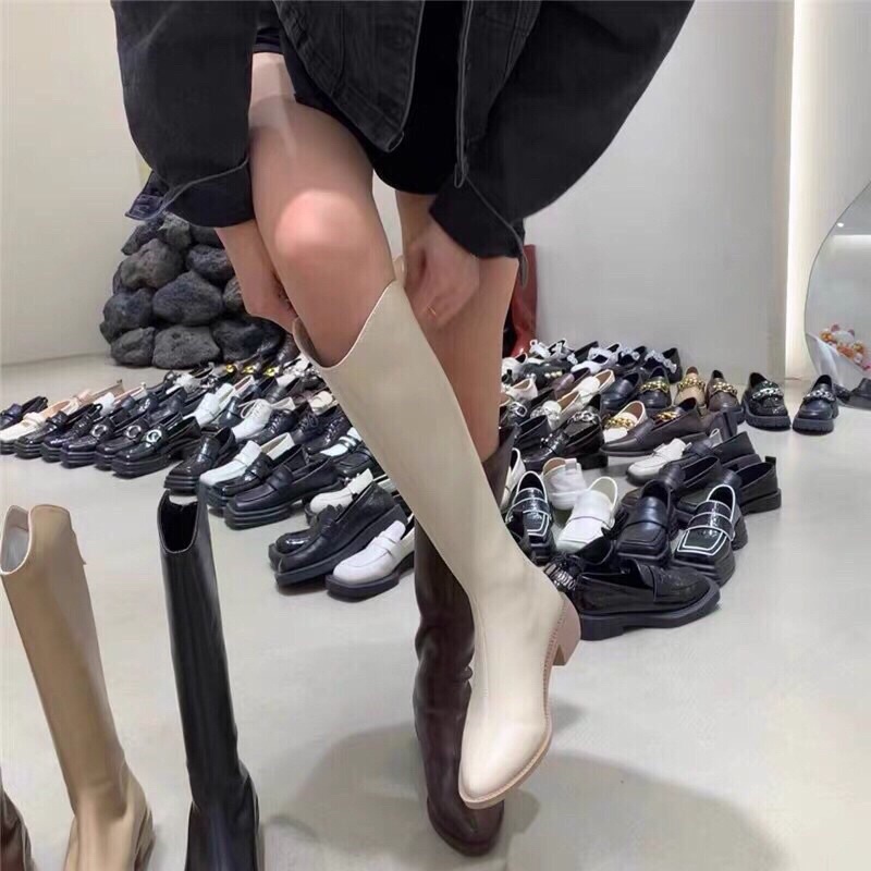 MÃ B062 Boot cao bồi 45cm-đế 4,5cm  - đi không đau chân- mẫu mới 2021