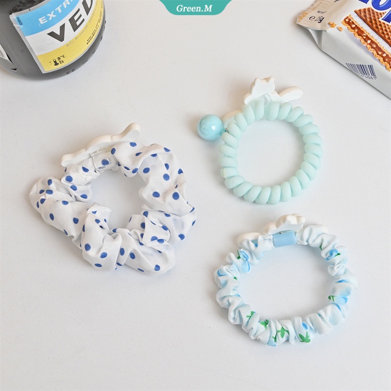 SANRIO Dây Cột Tóc Hình Búp Bê Cinnamoroll Dễ Thương Làm Quà Tặng Sinh Nhật Cho Bé Gái