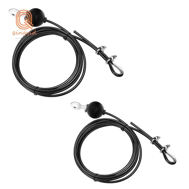 Set 2 dây cáp thép chịu lực có thể điều chỉnh dài 2m và 3 mét dùng cho tập gym tại nhà