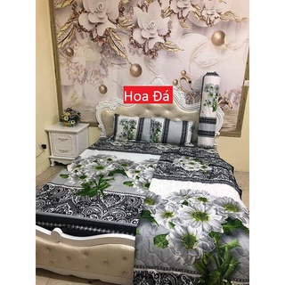 Sét Ga Goi 5 Món Cotton Poly (Chat Chọn Mẫu)