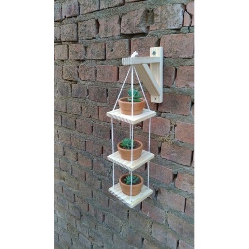 Thanh treo gỗ góc chữ L decor GREEN HOME