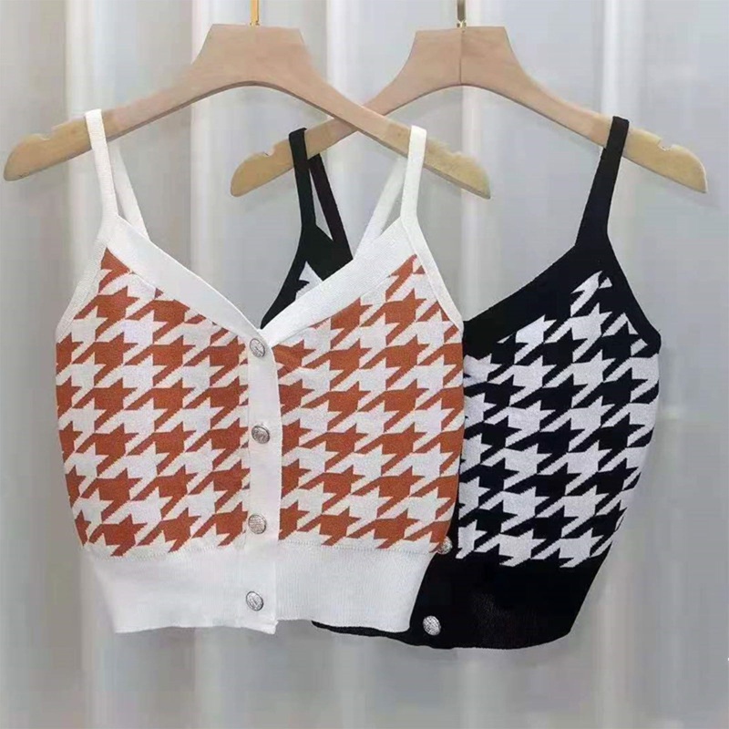 Áo Dệt Kim Nữ Cộc Tay Cổ Chữ V Thời Trang Hàn