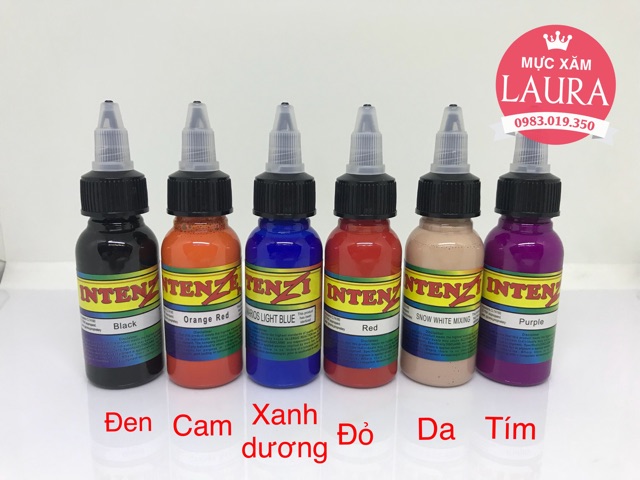 Mực xăm tattoo Intenze 30ml