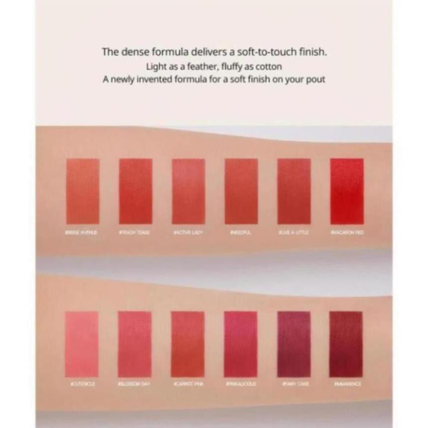 Son kem 3CE Cloud Lip Tint 2020 Full box